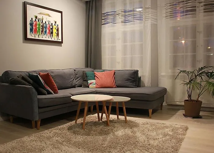 Sopot, Big For 6!!! Air Condition, Jacuzzi Apartman *